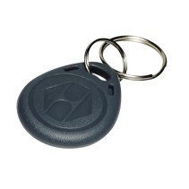 100szt BRELOK Zbliżeniowy PASTYLKA PESTKA 125KHz RFID UNIQU GREY NUMEROWANA