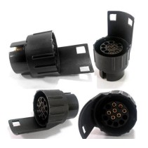 ADAPTER PRZEJŚCIÓWKA GNIAZDA PRZYCZEPY HAKA 7/13 PIN Przejściówka 7 na 13 P