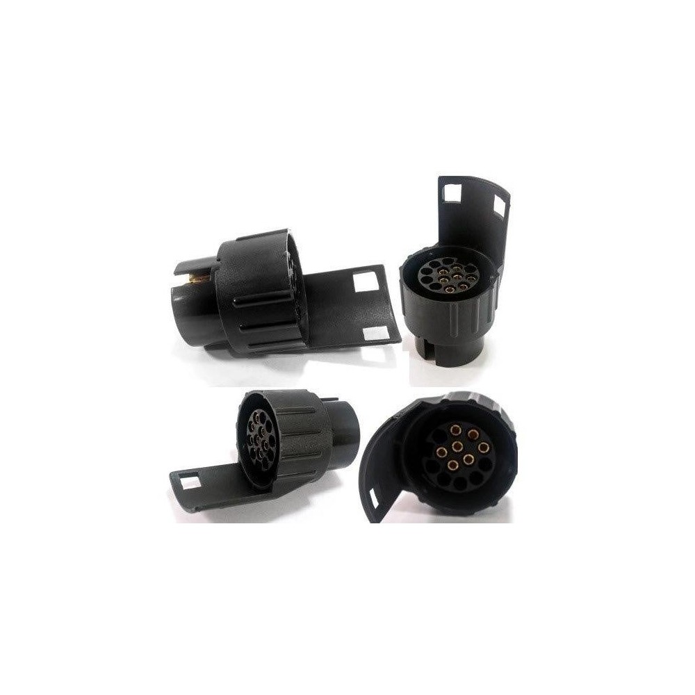 ADAPTER PRZEJŚCIÓWKA GNIAZDA PRZYCZEPY HAKA 7/13 PIN Przejściówka 7 na 13 P