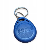 100szt BRELOK Zbliżeniowy PASTYLKA PESTKA 125KHz RFID UNIQU BLUE NUMEROWANA