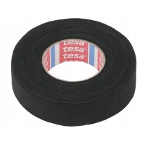 Taśma Tesa PARCIANA 19mm x 25 m z meszkiem Czarna TESA TKANINOWA Parcianka