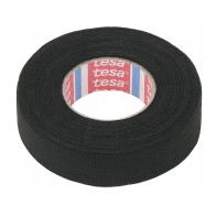 Taśma Tesa PARCIANA 19mm x 25 m z meszkiem Czarna TESA TKANINOWA Parcianka