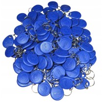 100szt BRELOK Zbliżeniowy PASTYLKA PESTKA 125KHz RFID UNIQU BLUE NUMEROWANA
