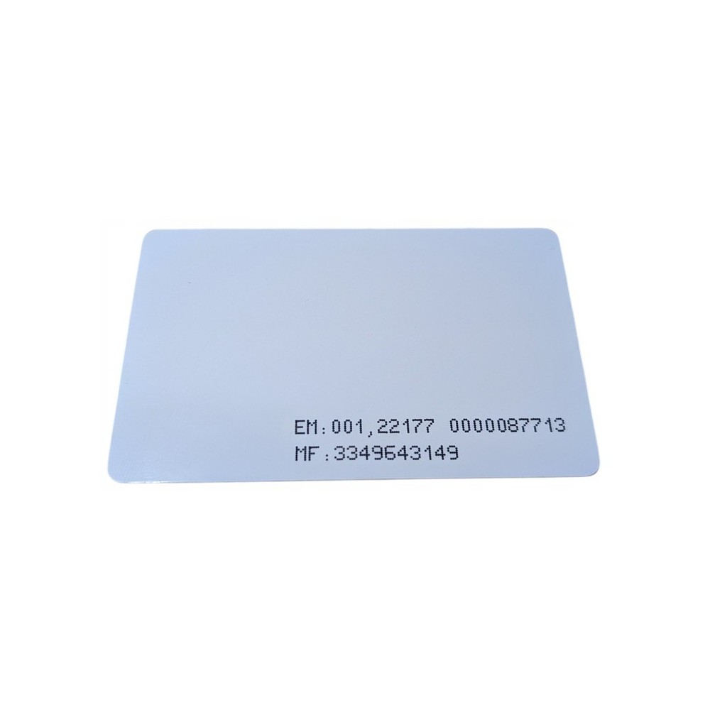 Karta Dualna Mifare 13.56 MHz + Unique 125 kHz numerowana