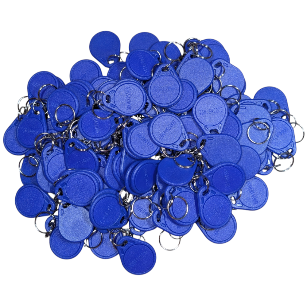 100szt Pasylka UNIQUE 125KHz Blue Numerowana SLIM